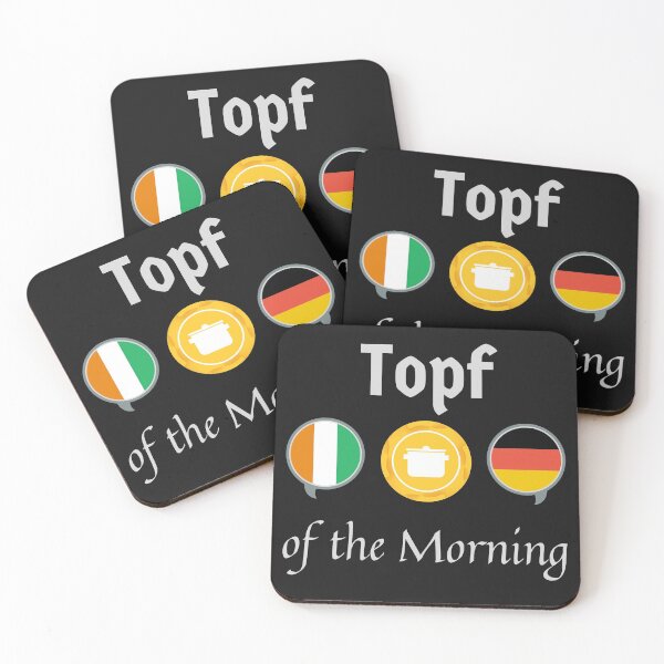 Item preview, Top of the Morning Topf is pan auf Deustch Funny German Irish Pun designed and sold by Time4German.