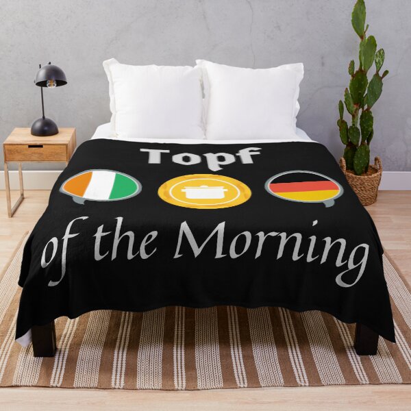 Item preview, Top of the Morning Topf is pan auf Deustch Funny German Irish Pun designed and sold by Time4German.