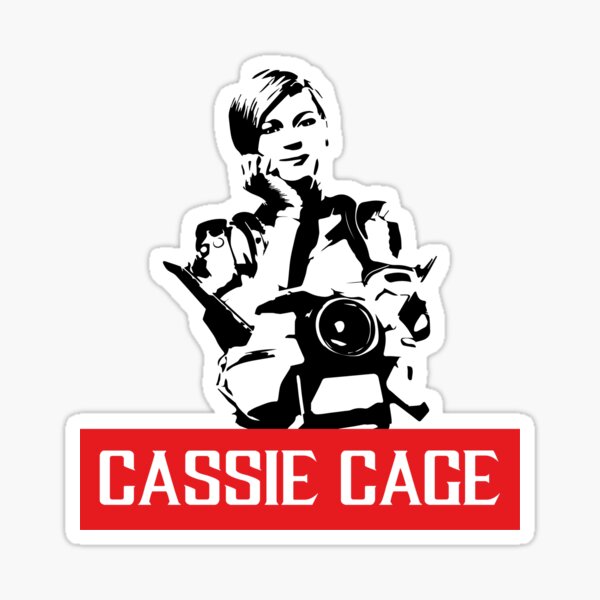 Cassie Cage Stickers Redbubble - free robux without having the vera cage