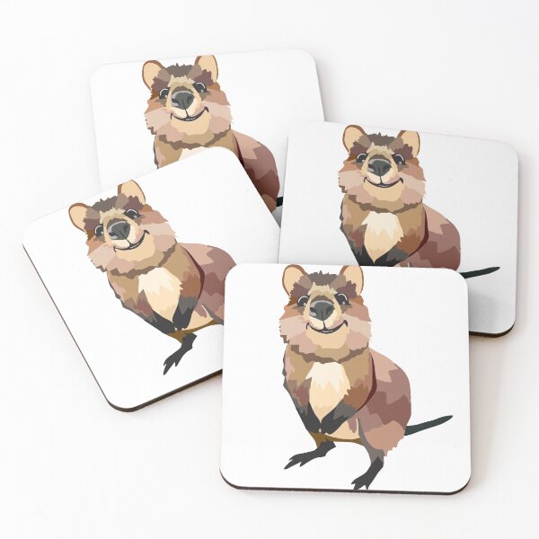 Item preview, Quokka Marsupial Australia smiles geometrically designed and sold by mMx-Design.