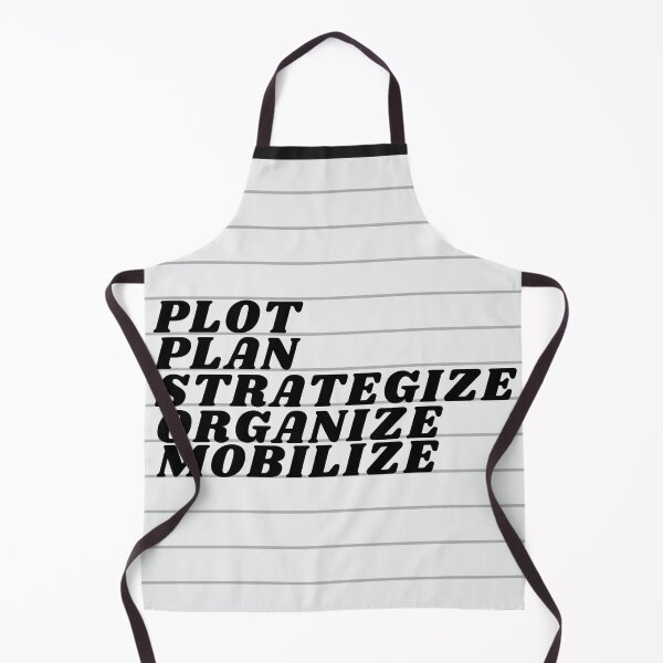 Item preview, Plot Plan Strategize Organize Mobilize - Distressed Charcoal designed and sold by mydoodlesateme.