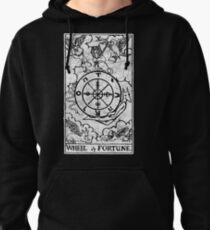 Wheel of Fortune Tarot Card - Major Arcana - fortune telling - occult Pullover Hoodie