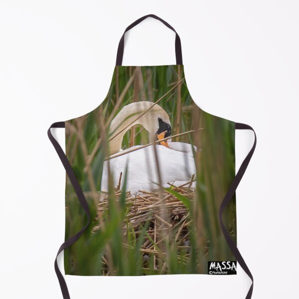 Item preview, Swan sitting on her nest designed and sold by PhotographMassa.