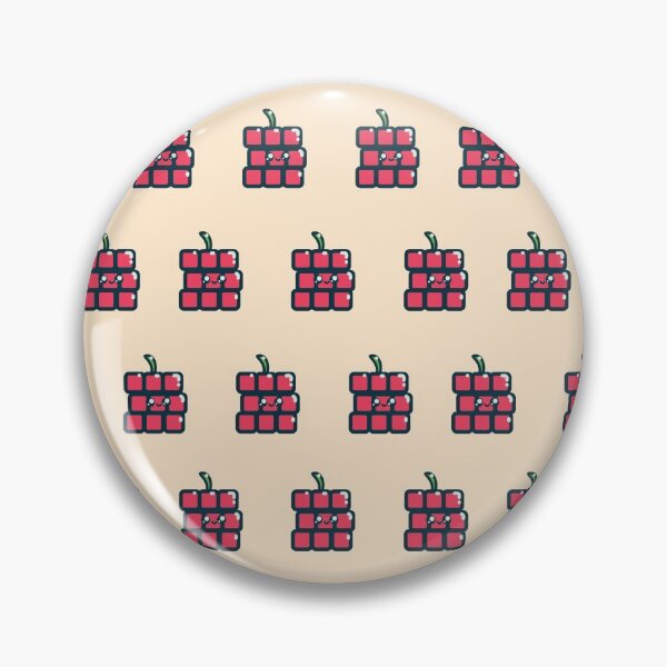Item preview, Cute Square Raspberry Illustration Pattern Panic-Graphics designed and sold by Panic-Graphics.