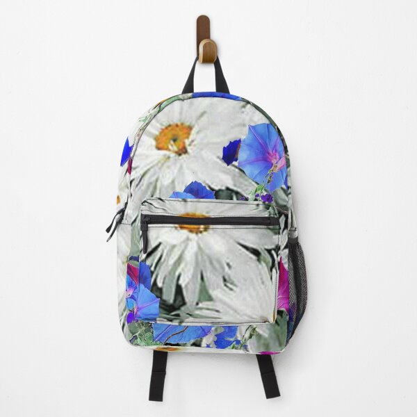 Artikelvorschau, BLUE MORNING GLORIES & WHITE DAISY GARDEN ART entworfen und verkauft von sharlesart.