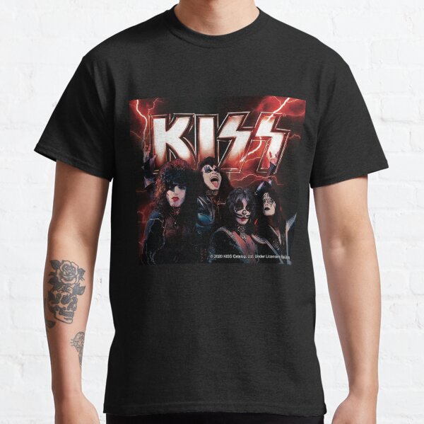 KISS rock music band - Lightning Classic T-Shirt