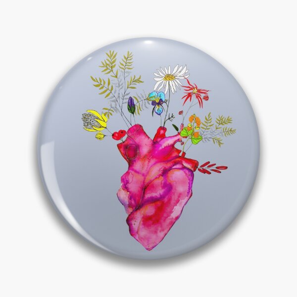 Item preview, blooming heart designed and sold by Anastasiia Yurevych.