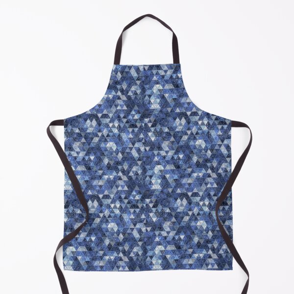 Item preview, Blue Abstract Geometric Triangle Pattern designed and sold by Versatill.