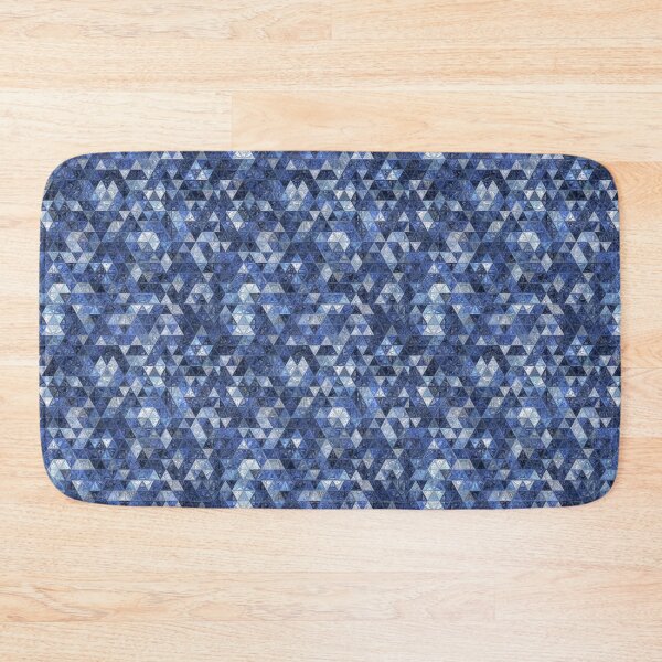 Item preview, Blue Abstract Geometric Triangle Pattern  designed and sold by Versatill.