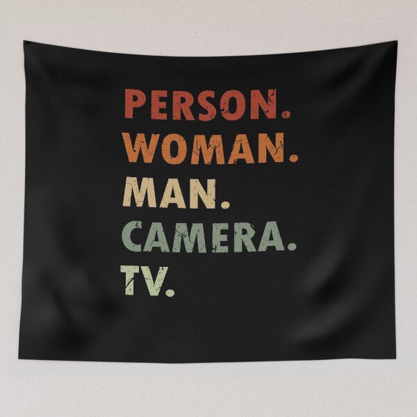Item preview, Person Woman Man Camera TV Vintage designed and sold by shirtystar.