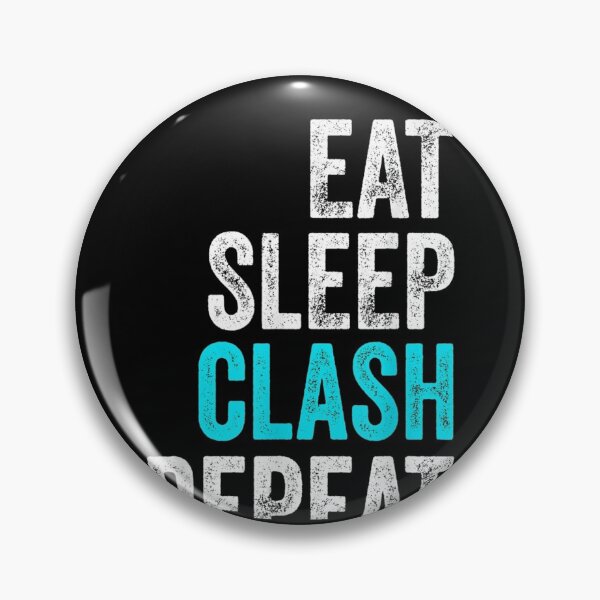 Item preview, Eat Sleep Clash Repeat Clans Vintage designed and sold by VioletGD20.