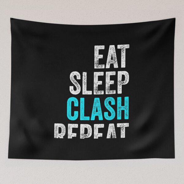Item preview, Eat Sleep Clash Repeat Clans Vintage designed and sold by VioletGD20.
