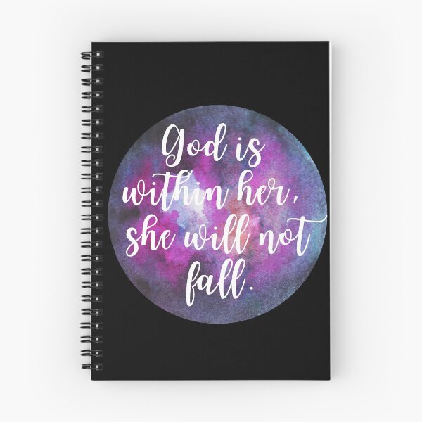 Item preview, God Is Within Her She Will Not Fall - Universe Watercolor designed and sold by KarolinaPaz.