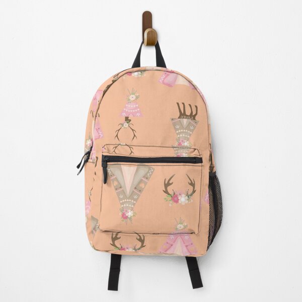 Boho Neck Gator Floral Boho Teepee Backpack