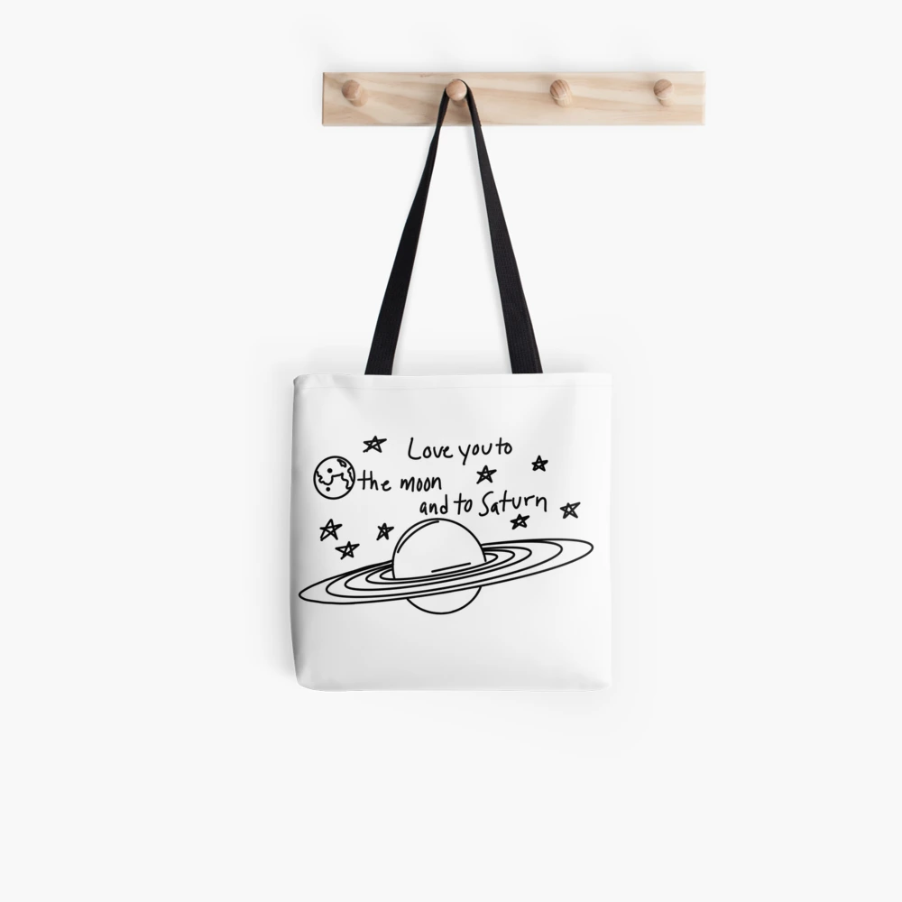 Taylor Swift Canvas Bag, Taylor Swift Pencil Case, Taylor Swift Clutch, Love you to the Moon and to Saturn, Taylor Swift Gift