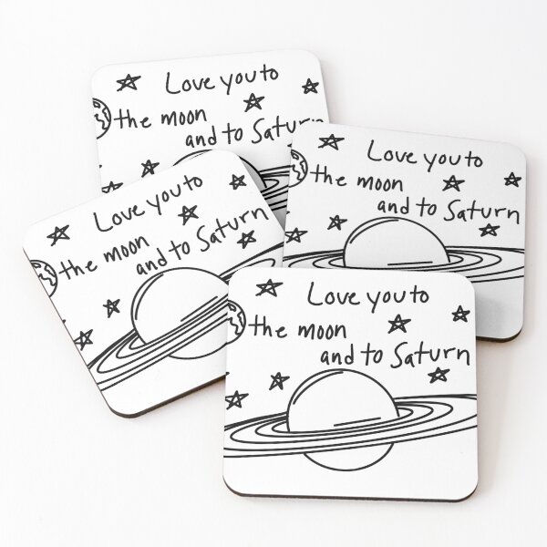 Item preview, Love you to the Moon and to Saturn—Taylor Swift—folklore—seven designed and sold by SunAtDaybreak.