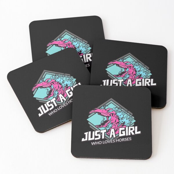 Item preview, Just a girl who loves horses designed and sold by S Y N T H R E A L M.