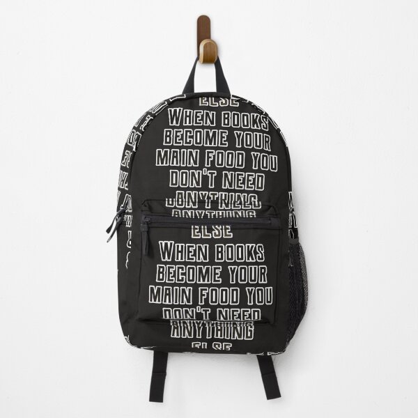 Item preview, BOOKS ARE MY MAIN FOOD - HAPPY NATIONAL BOOK LOVERS DAY designed and sold by Ralek.
