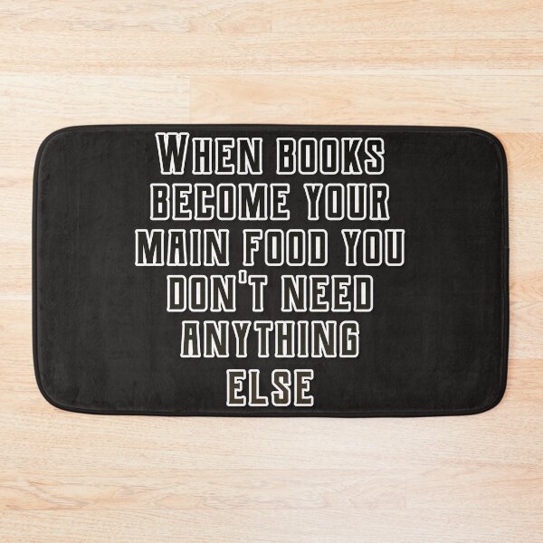 Item preview, BOOKS ARE MY MAIN FOOD - HAPPY NATIONAL BOOK LOVERS DAY designed and sold by Ralek.