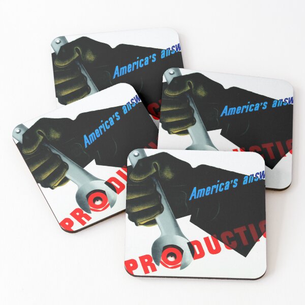 Item preview, AMERICA'S ANSWER! PRODUCTION 1942 World War 2 Propaganda designed and sold by retroposters.