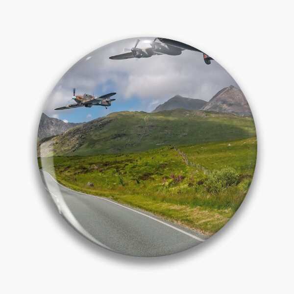 Item preview, Lancaster Bomber in Snowdonia designed and sold by AJEvans.