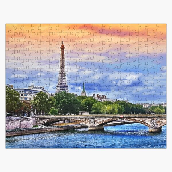 Paris - on the Seine Jigsaw Puzzle by harietteh