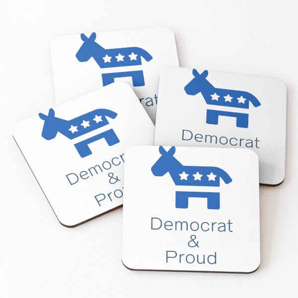 Item preview, Democrat and Proud designed and sold by Adil Noushad.
