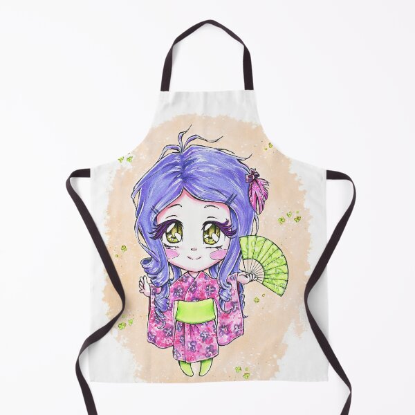 Item preview, Chibi girl wearing a pink yukata designed and sold by chidori.