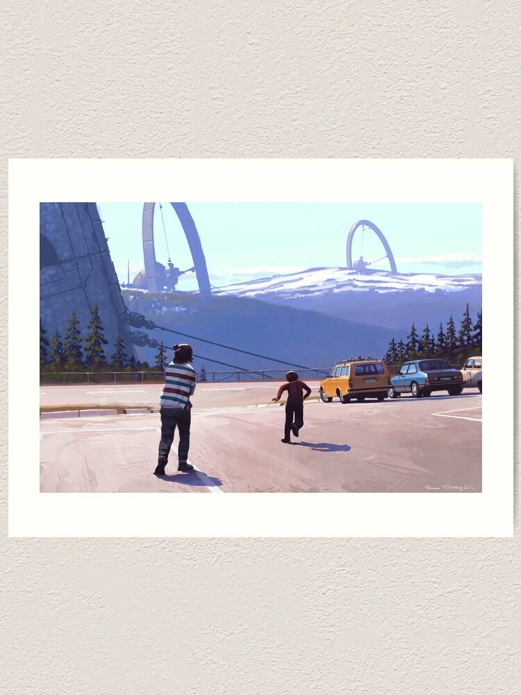 Alternate view of Klövsjöreläet Art Print