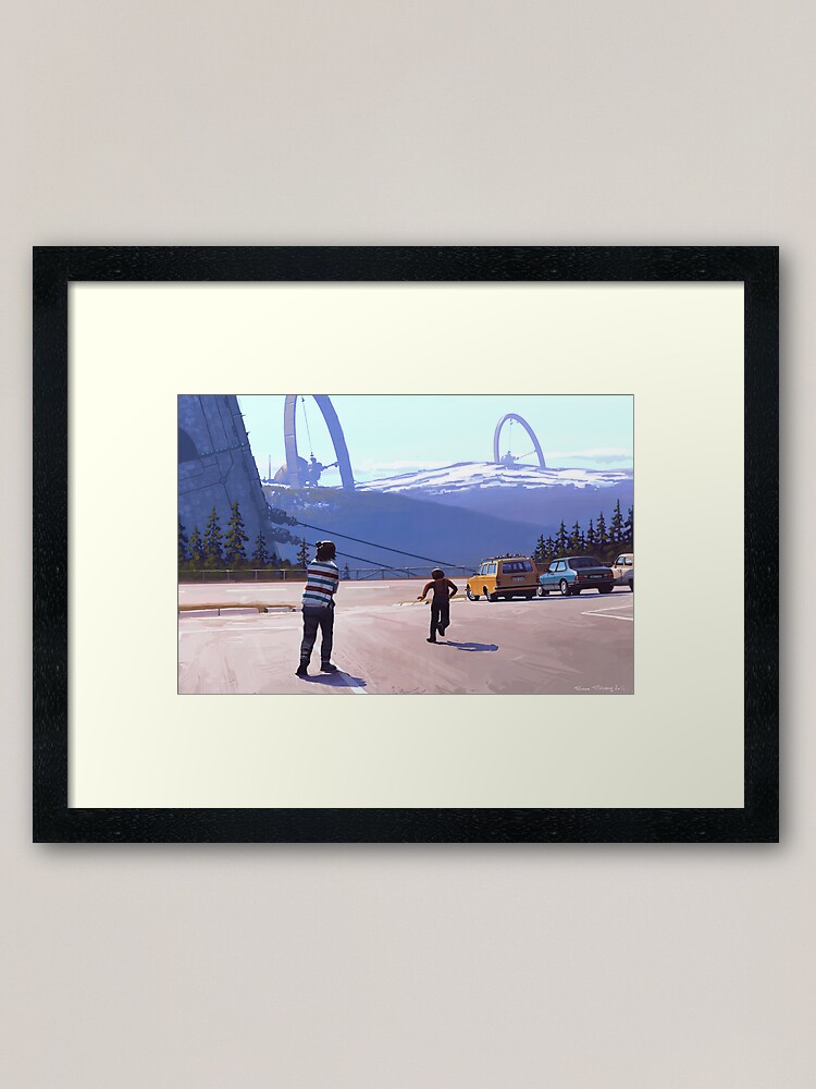 Alternate view of Klövsjöreläet Framed Art Print