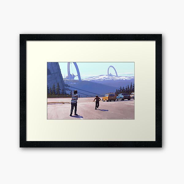 Klövsjöreläet Framed Art Print