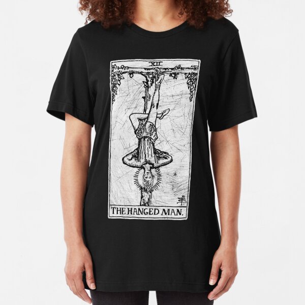 The Hanged Man Tarot Card - Major Arcana - fortune telling - occult Slim Fit T-Shirt