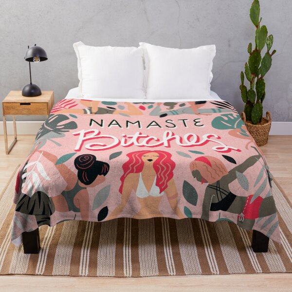 Item preview, Namaste, B*tches – Pink Palette designed and sold by Cat Coquillette.