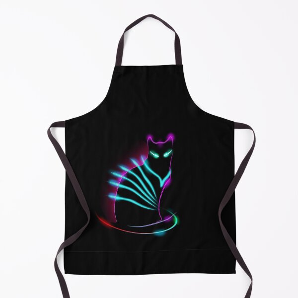 Item preview, Neon glowing cyber Cat designed and sold by Maks08.