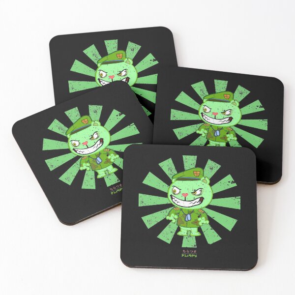 Item preview, Fliqpy Retro Japanese Flippy Happy Tree Friends designed and sold by Nova5.
