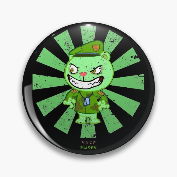 Item preview, Fliqpy Retro Japanese Flippy Happy Tree Friends designed and sold by Nova5.