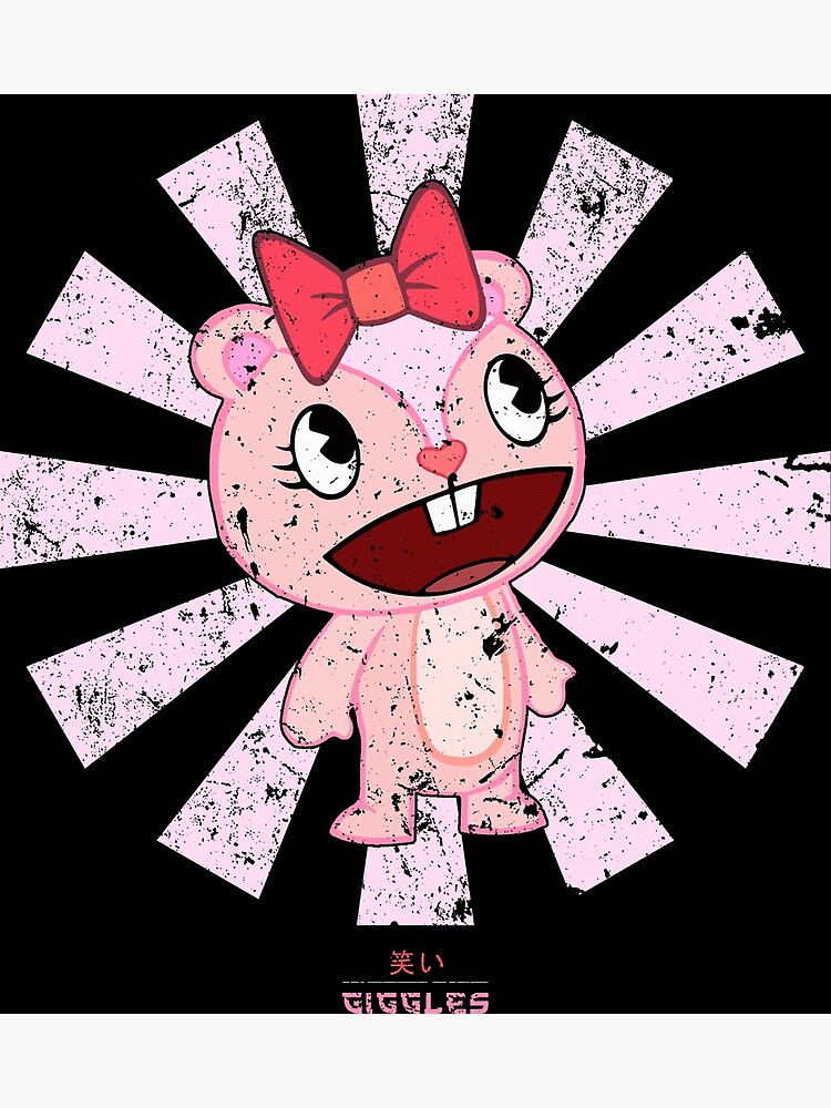 Giggles Retro Japanese Happy Tree Friends