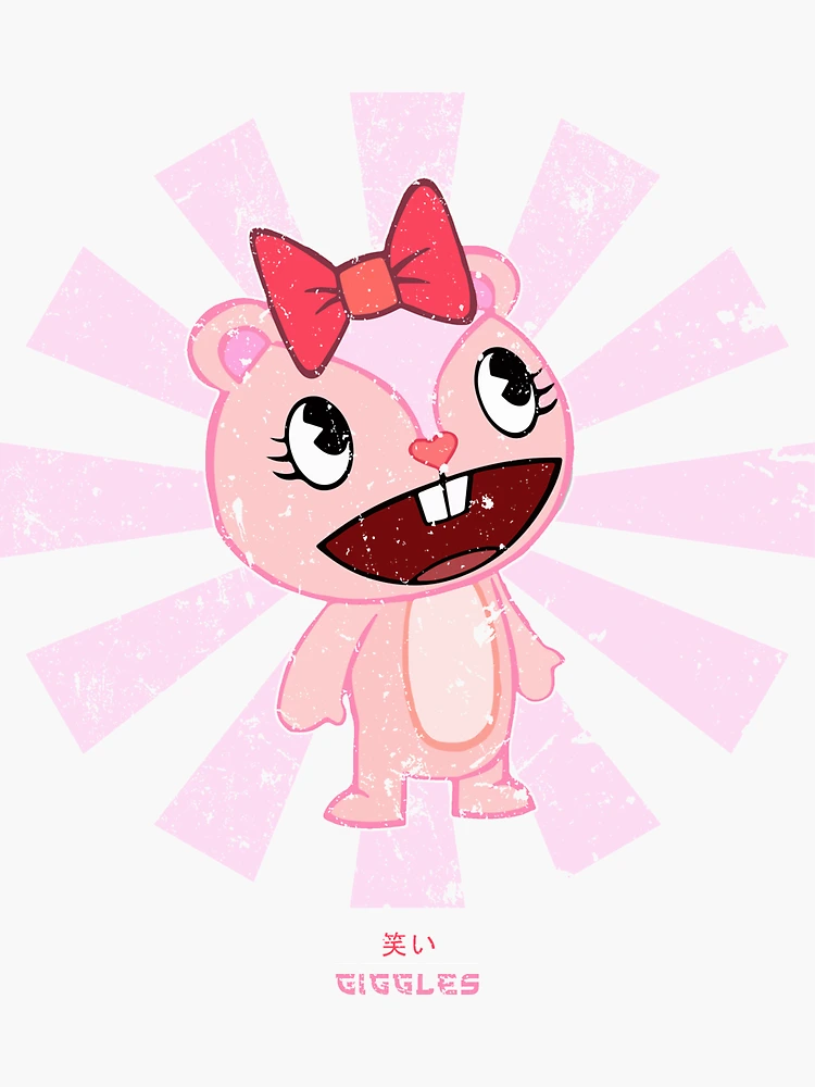 Giggles Retro Japanese Happy Tree Friends