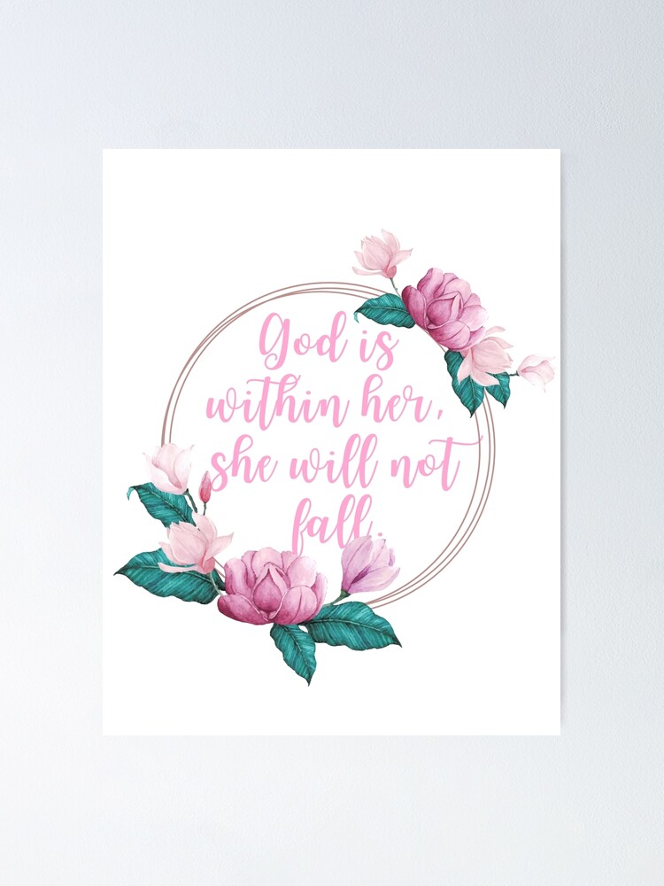 She Is (Floral) {Poster} She Is (Floral) {Poster}