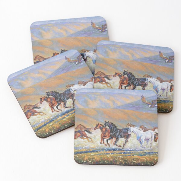 Item preview, Herd of Horses designed and sold by Ethiyo.