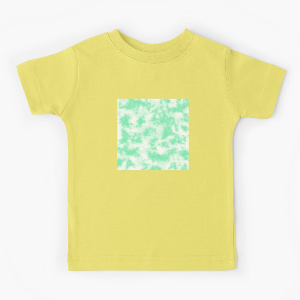 Green Monster Smoke Vape Cloud Kids Tie-Dye T-Shirt