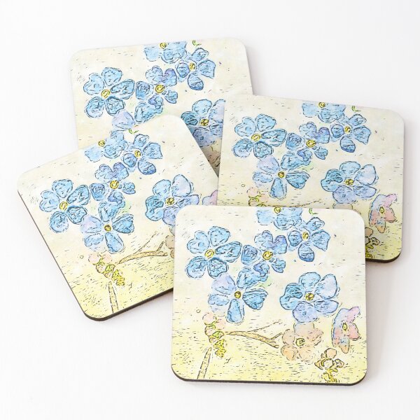 Item preview, Forget me not designed and sold by acrylicsandink.