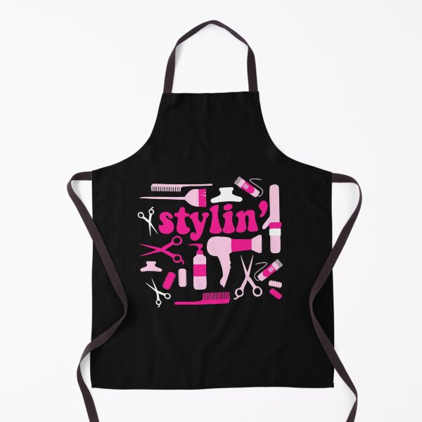 Item preview, Stylin' Pink Hair Stylist Salon Barber Curling Iron Blow Dryer Styling Tools designed and sold by Art by Jess.