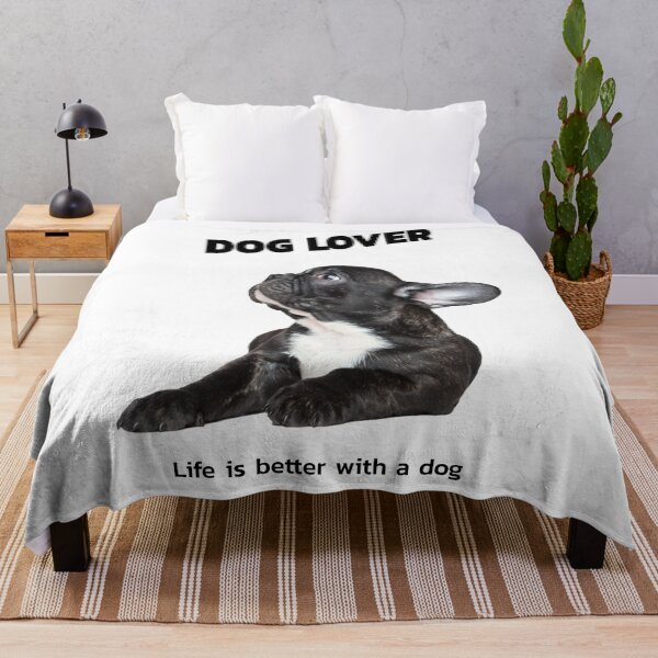 Item preview, Life is better with a dog - Frenchie Dog Lover designed and sold by Borislav Shekerdzhiyski.