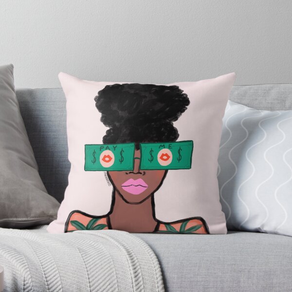Pay Me Throw Pillow
