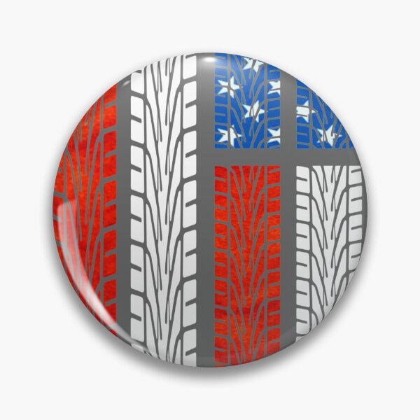 Item preview, American flag with tire print design designed and sold by Nishad4.