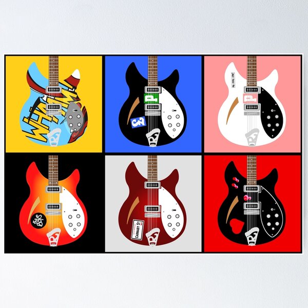 Item preview, Paul Weller's Rickenbacker 330 Guitar Collection designed and sold by YouNeedKitch.