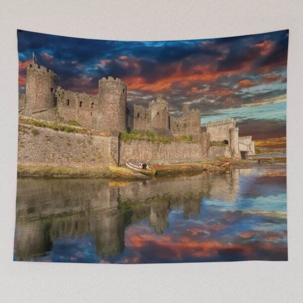 Item preview, Conwy Castle Sunset designed and sold by AJEvans.