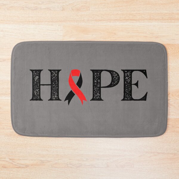 Item preview, Hope Text Black And Red Awareness Ribbon Design designed and sold by Gramsta.