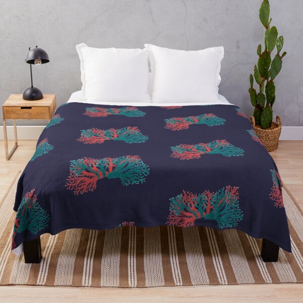 Item preview, red and teal corals designed and sold by Pacesyte.